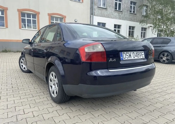 Audi A4 cena 12900 przebieg: 265000, rok produkcji 2003 z Zagórów małe 497